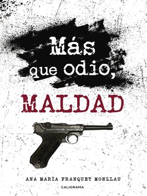 cover image of Más que odio, maldad